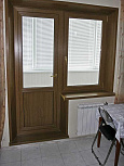Дверь на балкон ламинированная - фото 1